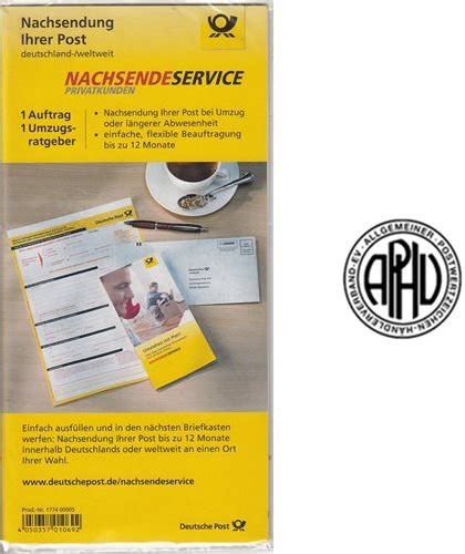 deutsche post nachsendeservice vertrag.